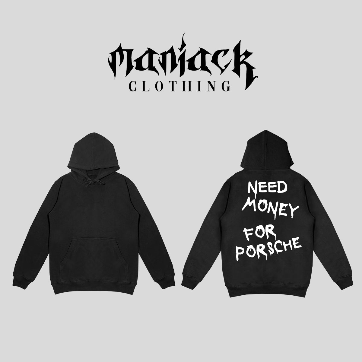 Hoodie "Need Money For Porsche"